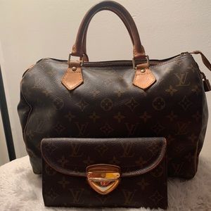 Louis Vuitton bag and wallet